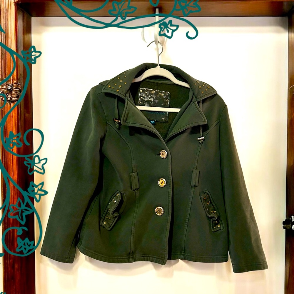 Sebby Softshell Army Green Jacket - image 3